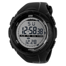 SKMEI 1025 Men Digital Watch 3D Pedometer Sports Watches LED Outdoor Dress Wristwatches Military 50M Water Resistant